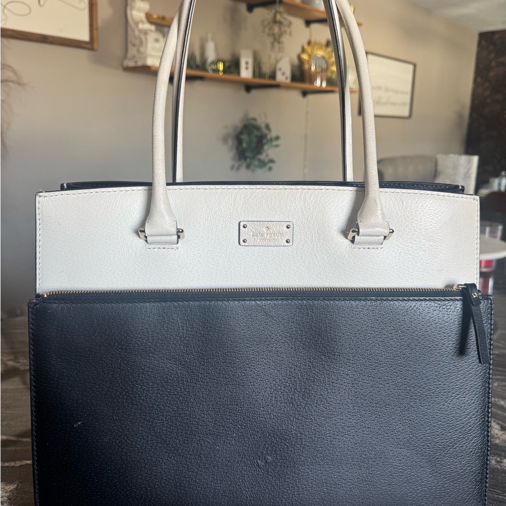 Kate Spade Black and White Tote